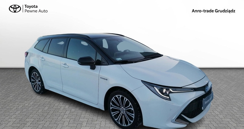 Toyota Corolla cena 89900 przebieg: 168725, rok produkcji 2019 z Grudziądz małe 172